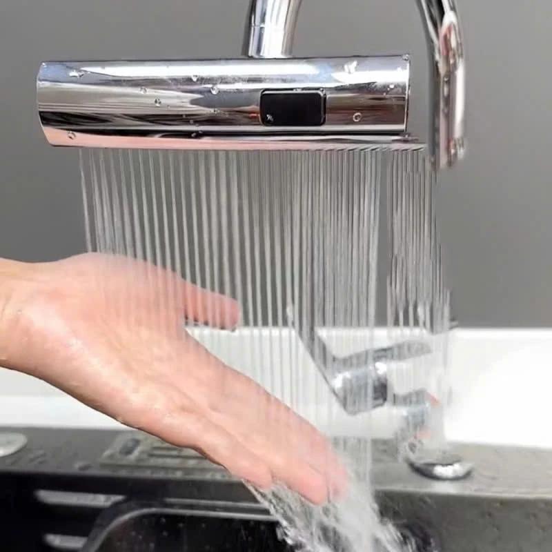 Đầu nối vòi rửa chén cao cấp với 4 chế độ cho bồn rửa mặt nhà bếp và phòng tắm, vòi xoay 360 - ms033