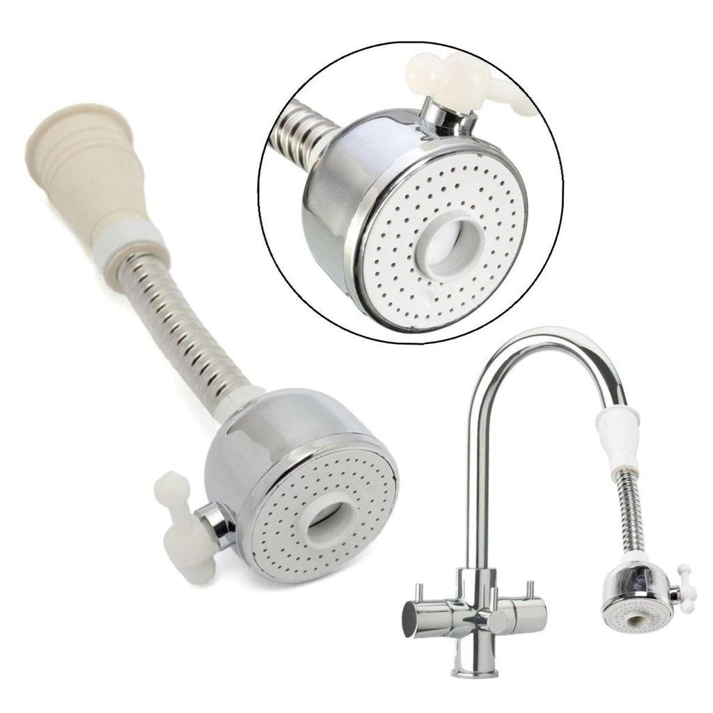 Đầu Vòi 2in1 mới, Vòi Nước Rửa Chén Bát Tăng Àp Nối Dài Xoay 360° Tích Hợp Nút Chỉnh Chế Độ Phun