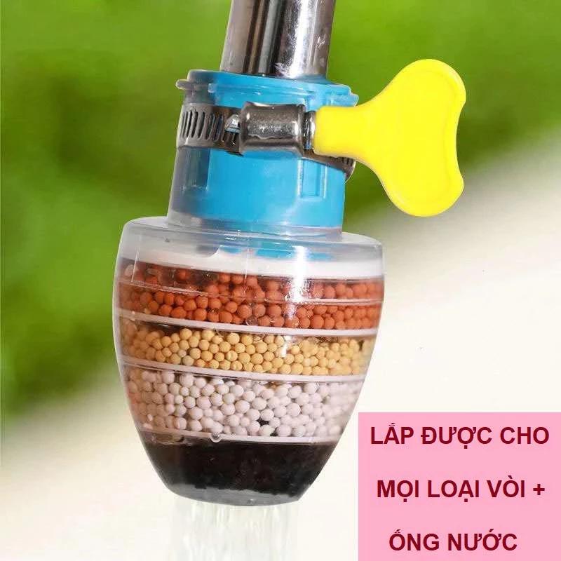 Đầu Vòi Lọc Nước 6 Tầng Thế Hệ Mới Lọc Cặn Bẩn, Vỉ Khuẩn Sử Dụng Dễ Dàng [21-25]