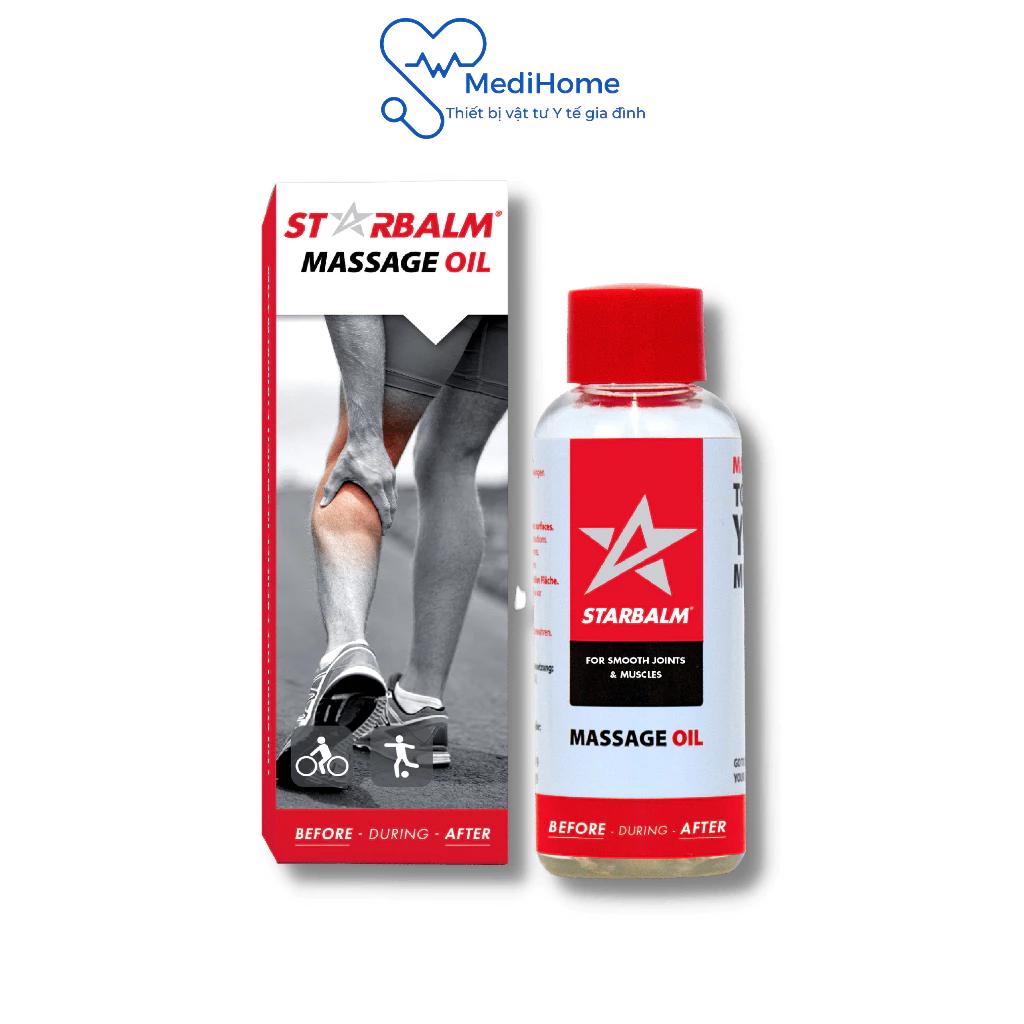 Dầu xoa bóp Starbalm Massage Oil 50ml dầu nóng xoa bóp, massa cơ bắp nhức mỏi vùng vai gáy, cổ, chân tay - MediHome