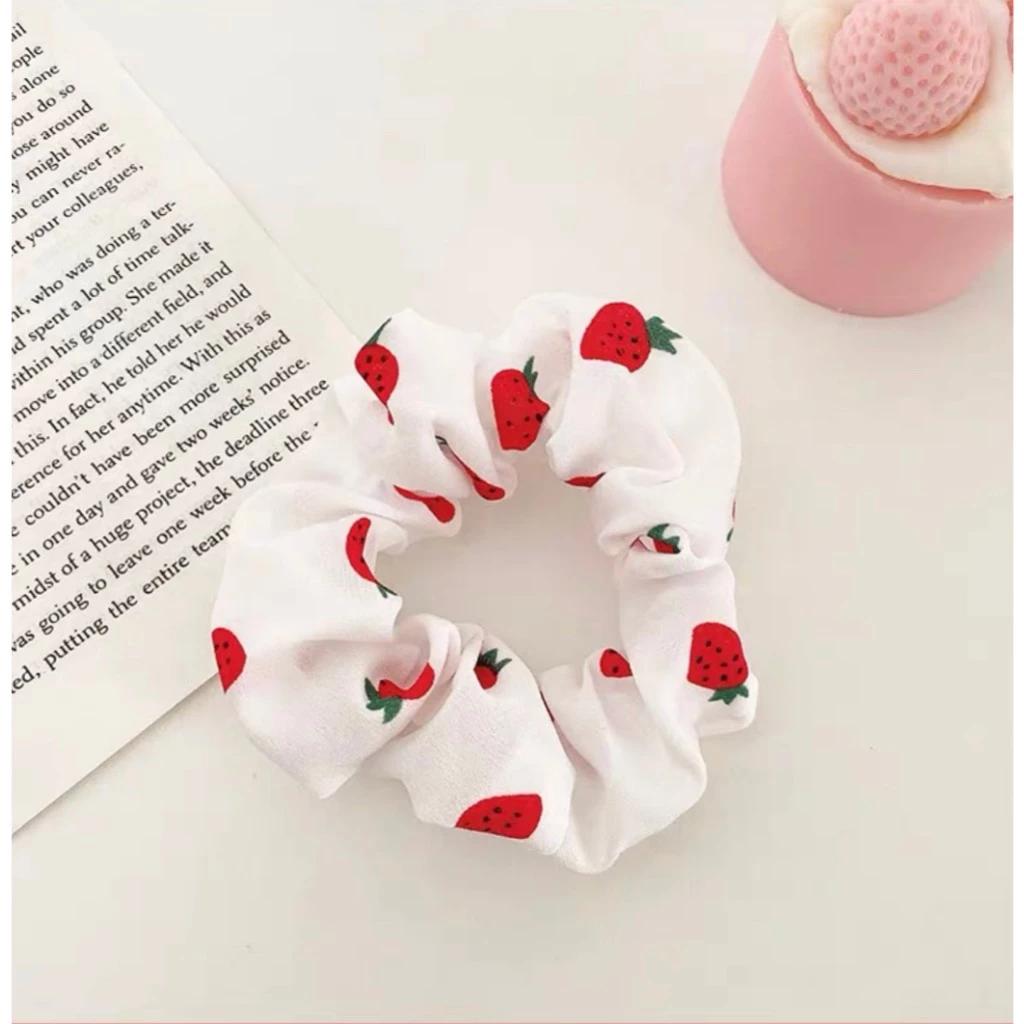 Dây buộc, cột tóc nữ crunchies voan nhiều mẫu dễ thương thời trang dành cho nữ