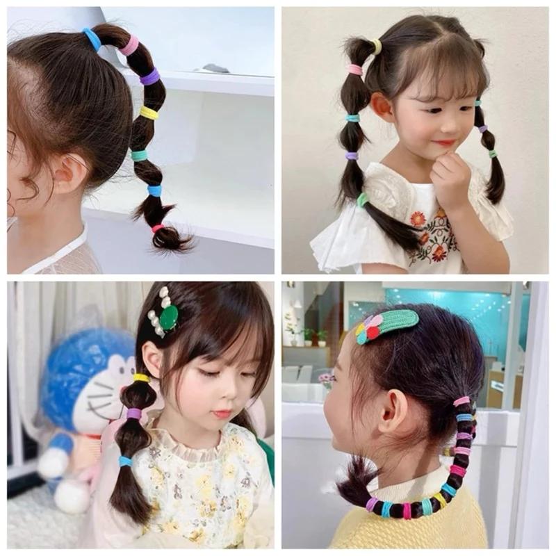 DÂY CỘT MINI ĐÍNH TÓC CHO BÉ SET 10 CÁI
