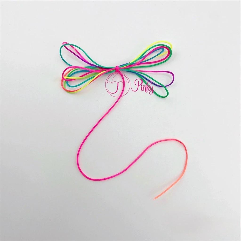 Dây dù 0,8 mm chuyển màu [1 cuộn 5-10 mét] đan vòng dreamcatcher, vòng tay, phụ kiện handmade