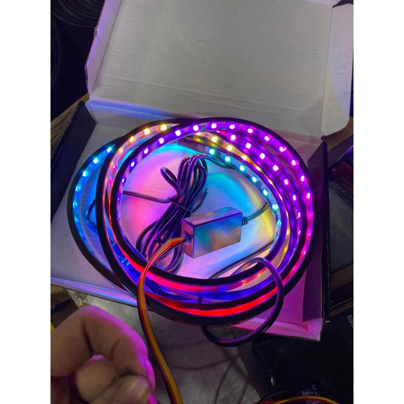 dây led gắn đầu xe , sau xe cos tuj giọt nước chạy tự động 12v 24v chung , đèn led gắn đầu xe điện cực đẹp