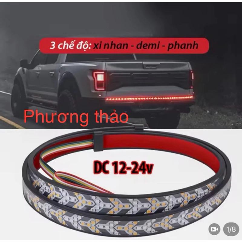 Dây led xương cá cảnh báo tín hiệu xi nhan, phanh, demi chung 12v 24v