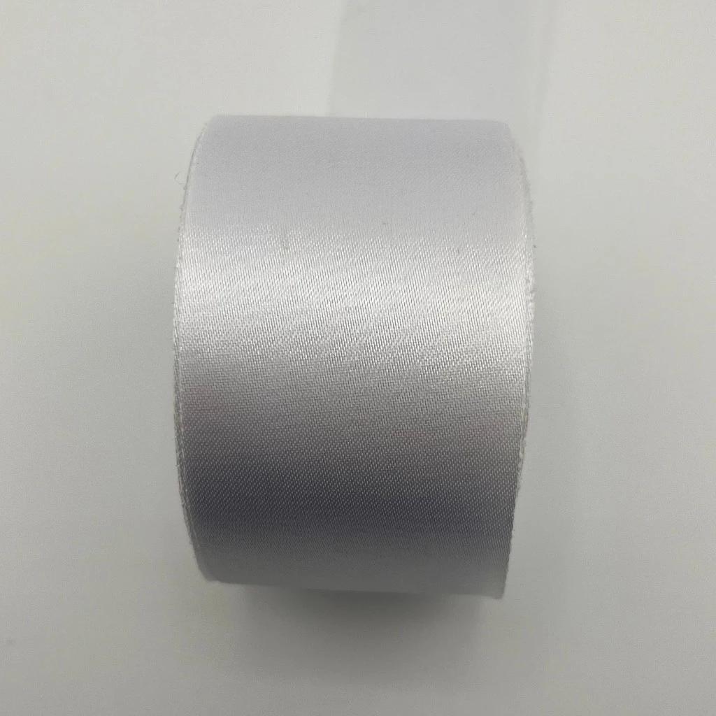 Dây ruy băng lụa satin màu trắng 5cm bản to làm nơ gói quà handmade