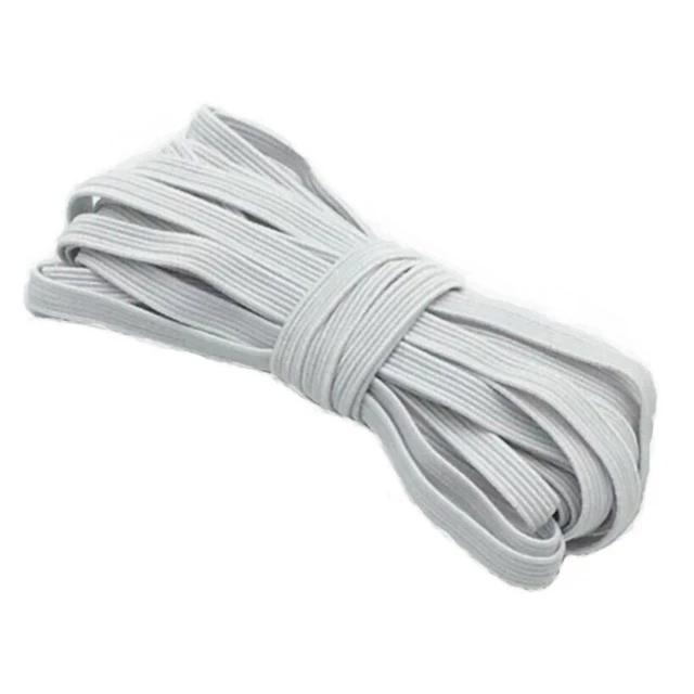 Dây thun, dây chun luồn quần áo bản to, nhỏ [ 6mm, 1cm, 2cm ] vải co giãn màu trắng phụ liệu may mặc