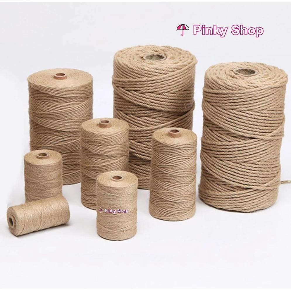 Dây thừng gai, dây cói, dây bố dùng gói trang trí cột hộp quà, quấn dreamcatcher, lọ hoa, làm đồ hanmade Pinky Shop