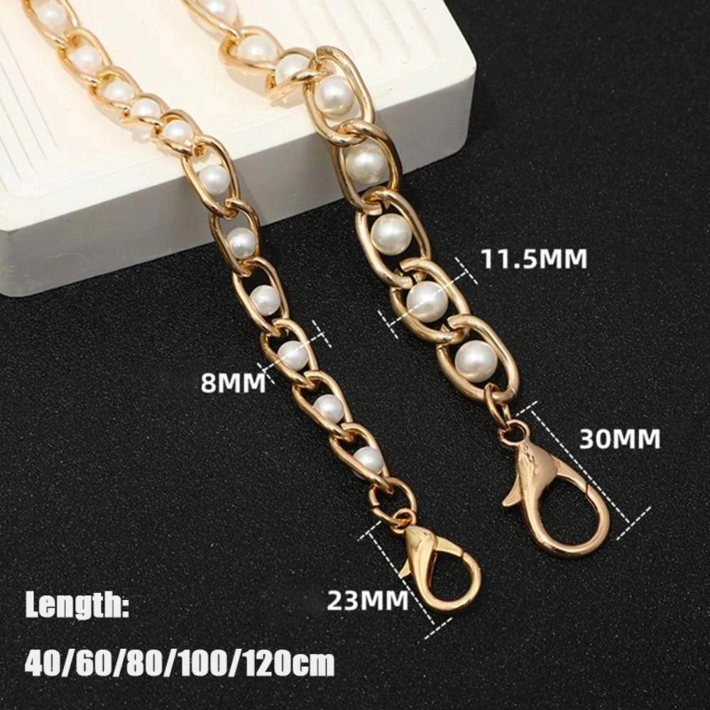 Dây xích gắn túi xách, dây đeo kim loại (có móc khóa 2 đầu) thay thế chuyên dụng dài 120cm thời trang-Phụ kiện túi xách