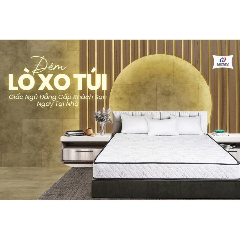 Đệm Lò Xo Túi Hanvico dày 22cm