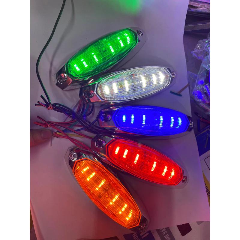 đèn chớp nóc, đèn led cảnh báo nóc xe tải đèn sườn chịu nước hai chế độ sáng và chớp 12v 24v mã 4022 hãng SILIDU