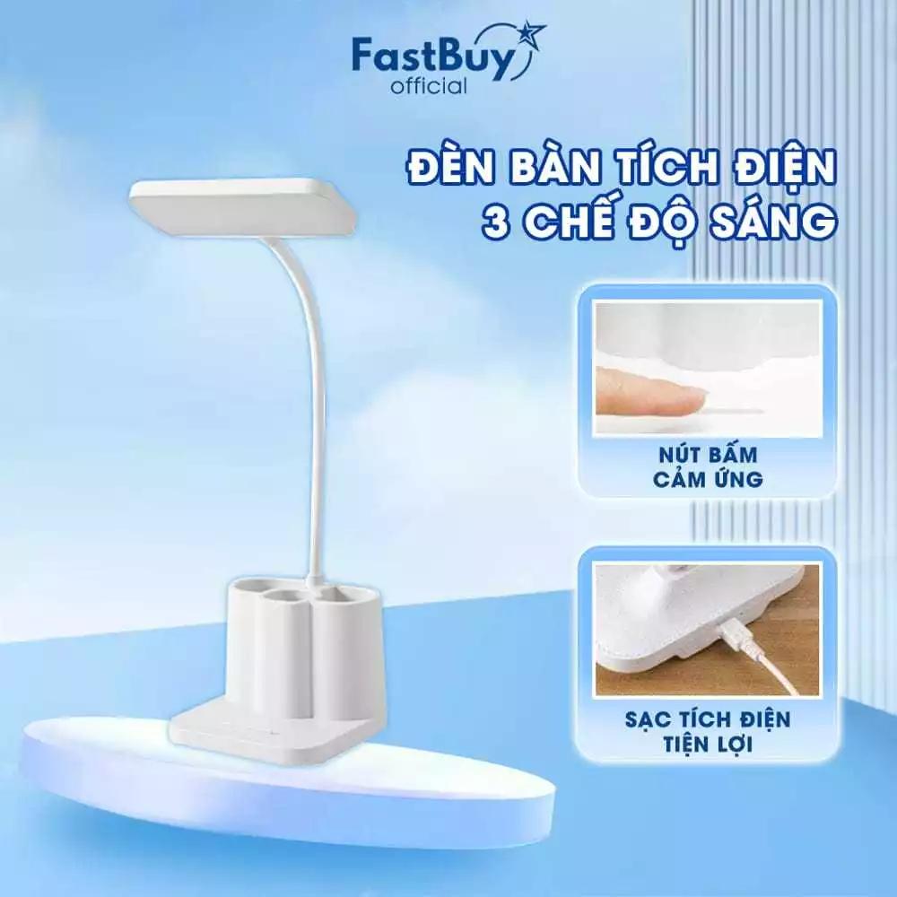 Đèn Học Tích Điện, Đèn Bàn Học Chống Cận Thị Có 3 Chế Độ Ánh Sáng Biến Thiên Chống Mỏi Mắt