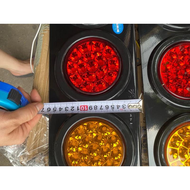 đèn led hậu 2 ngăn đế sắt chế lắp nhiều xe 30x17cm 12v 24v cả cặp hoặc 1bên mã 2005