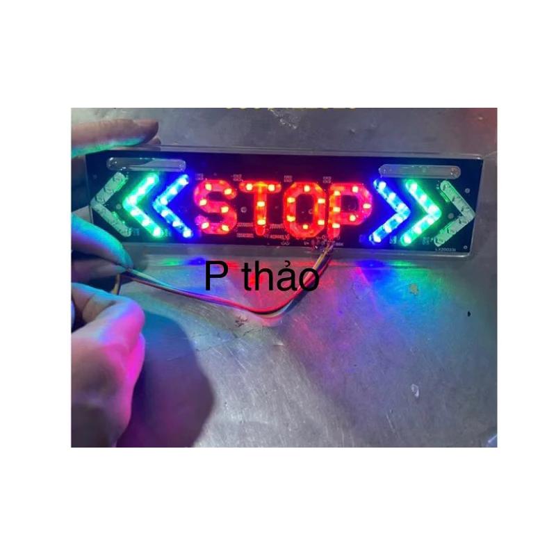 Đèn led hậu stop mũi tên , degắn cảnh báo sau xe cực đẹp, cảnh báo tốt 12v 24v có vi deo thực tế