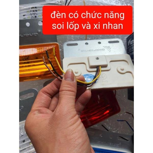 đèn led sườn , đèn hông xe tải chống nước xịn SD loại lớn 12v 24v 4009 hàng chuẩn Silidu