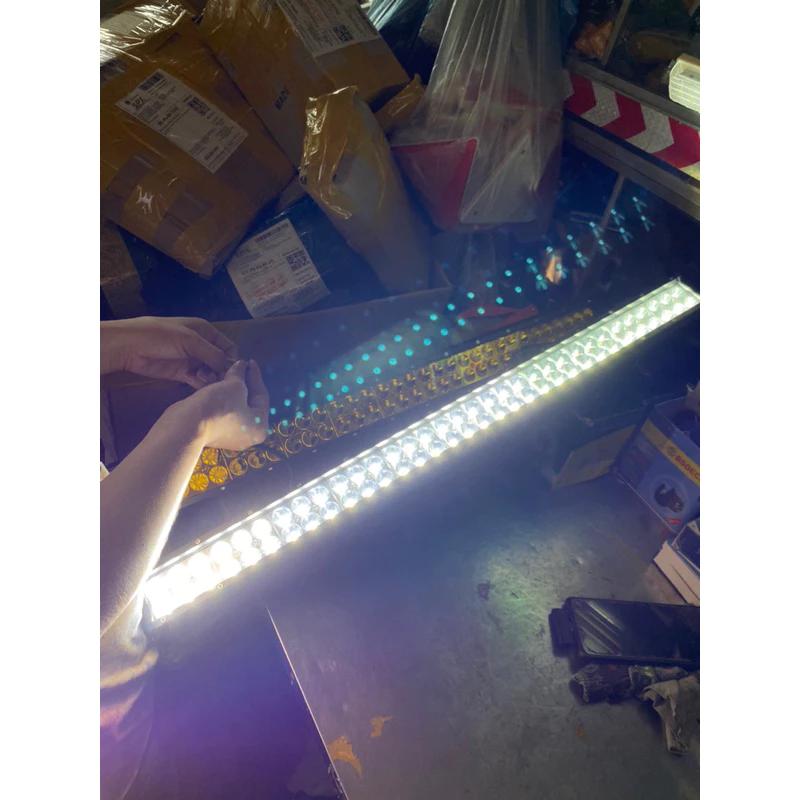 đèn led trợ sáng hai hàng dài 80cm đèn trợ sáng cho ô tô, máy công trình,tàu thuyền 12v 24v mắt sâu sáng rộng run lai