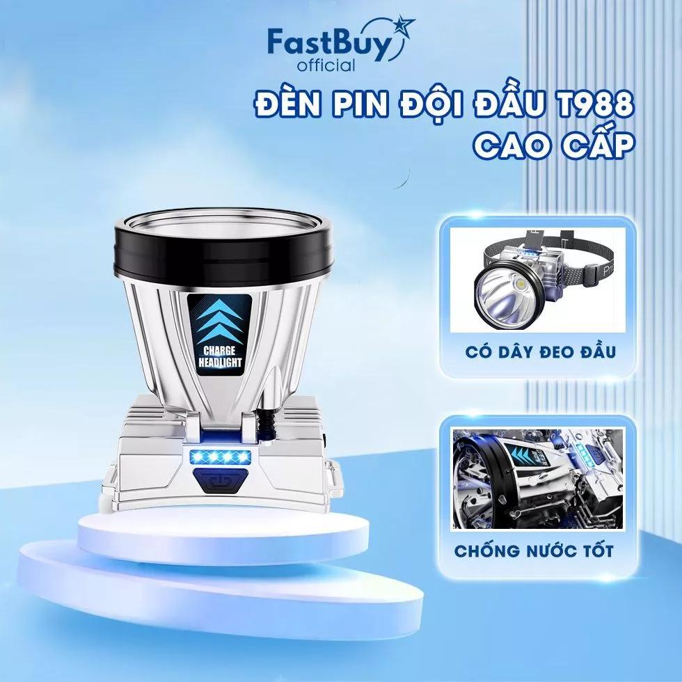 Đèn Pin Đội Đầu Siêu Sáng Chống Thấm Nước- Công Suất Cao Có Thể Sạc Lại Tiện Dụng