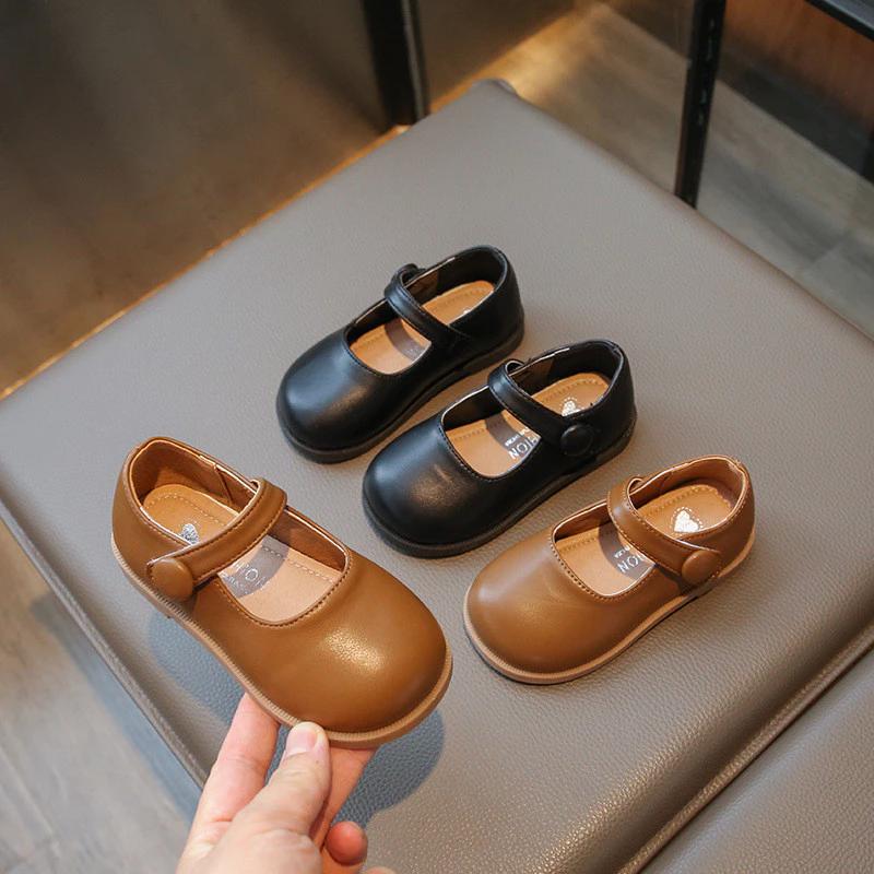 Đẹp lắm_Giày búp bê da trơn siêu mềm êm chân cho bé - Phối đồ Basic thời trang size 23-34