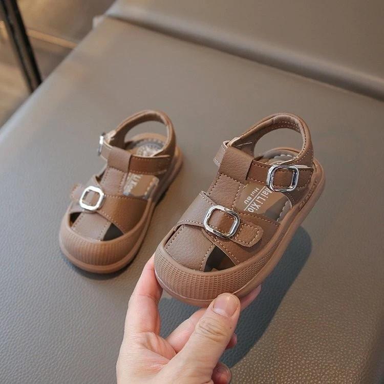 Dép Rọ Kín Mũi Thời Trang Cao Cấp Đế Mềm Cho Bé Trai, Bé Gái Size 16-26