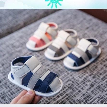 Dép rọ tập đi cho em bé trai bé gái sơ sinh đến 1 tuổi thời trang