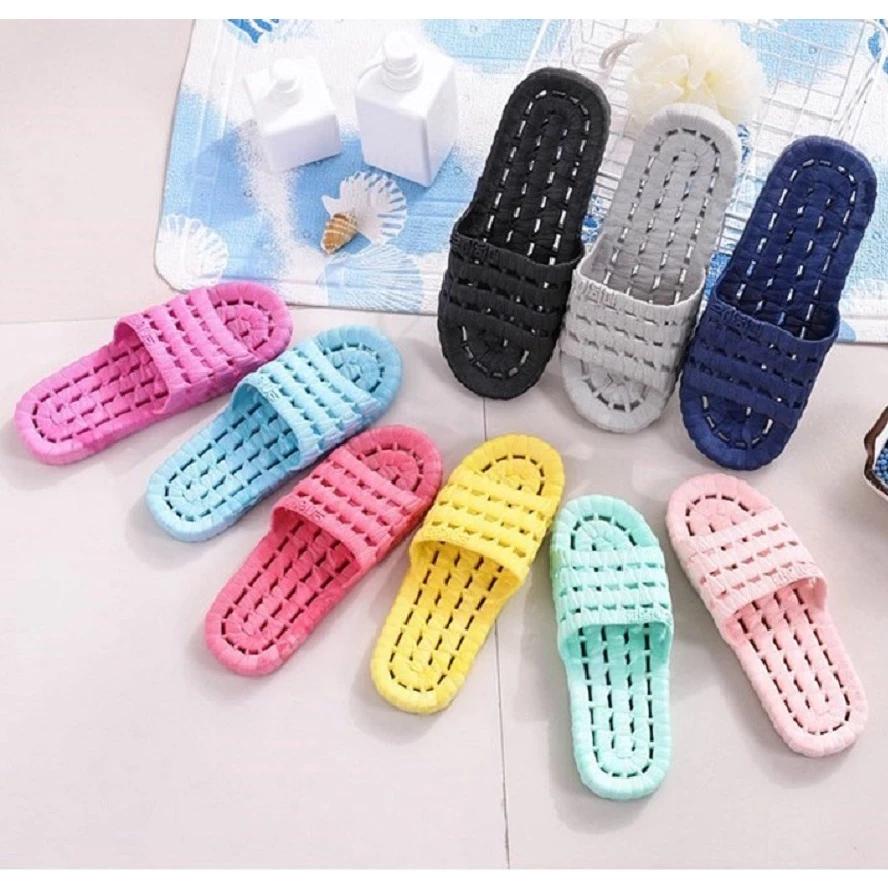 Dép xốp lỗ đi trong nhà, văn phòng, nhà tắm chống thấm, chống trượt mềm nhẹ êm chân