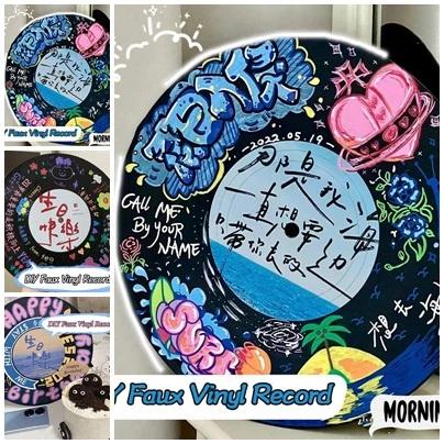 Đĩa Than Vinyl Diy Sáng Tạo Trang Trí Phòng Ngủ