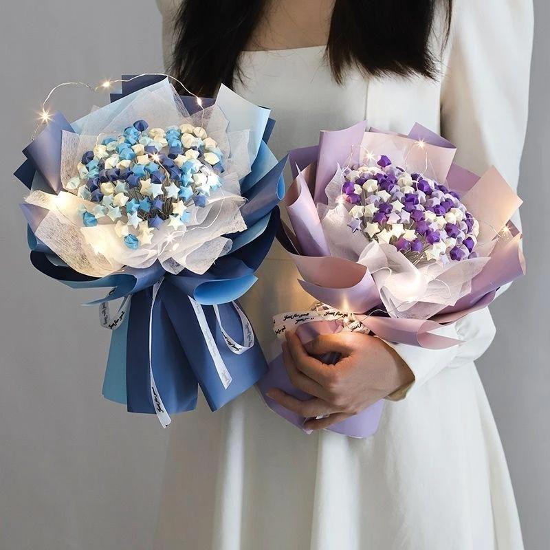 Diy Ngôi Sao Hoa Bó Hoa Quà Tặng Ngày Lễ Tình Nhân Hoa Ngôi Sao Bó Hoa Quà Tặng Sinh Nhật