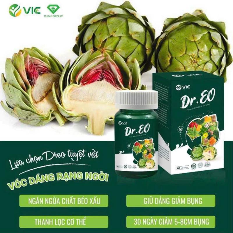 DR.EO Viên Sơ 8 Loại Rau Củ Thảo Mộc Giải pháp giảm 3-8cm vòng eo chỉ sau 1 hộp