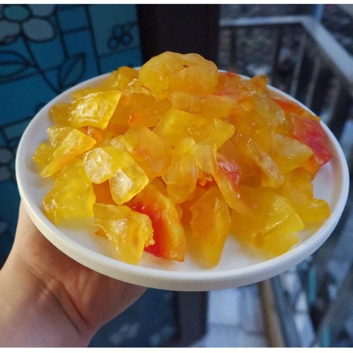 Đu đủ sấy dẻo Phú An thập cẩm sấy hoa quả sấy mứt trái cây ăn vặt mix xoài sấy vỏ bưởi sấy chanh dây sấy mít sấy dừa non