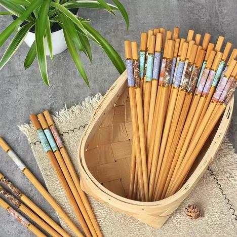 Đũa Ăn Cơm Cao Cấp Chất Liệu Tre Tự Nhiên, Hàng xuất Nhật, Thiết Kế Tinh Tế, Sang Trọng Phong Thủy Hài Hòa [46-51]