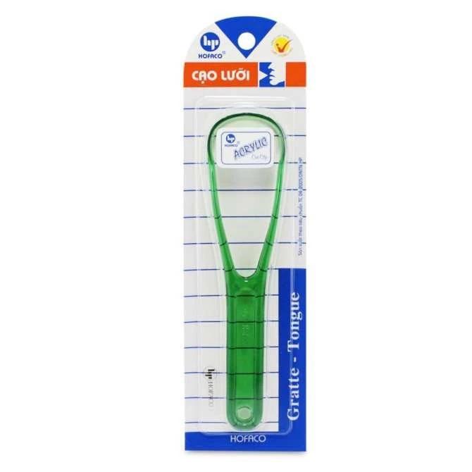 Dụng cụ cạo lưỡi nhựa acrylic Hafaco HPG26 cao cấp