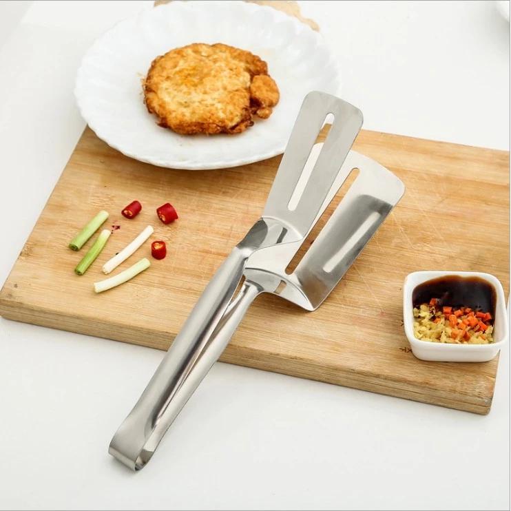 Dụng Cụ Kẹp gắp thức ăn lớn bằng inox đa năng cho nhà bếp - kẹp thức ăn inox SSS