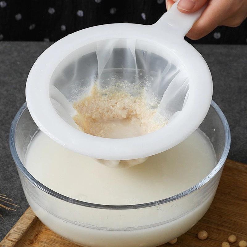 Dụng cụ lọc sữa đậu nành bằng vải có tay cầm - Ray lọc đậu nành , lọc trà , rây cháo , nước trái cây siêu mịn tiện lợi