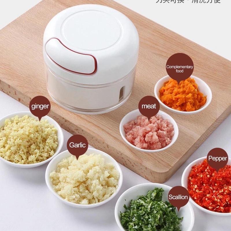Dụng cụ xay tỏi, ớt, hành kéo tay đa năng - XAY TỎI MINI CHOPS