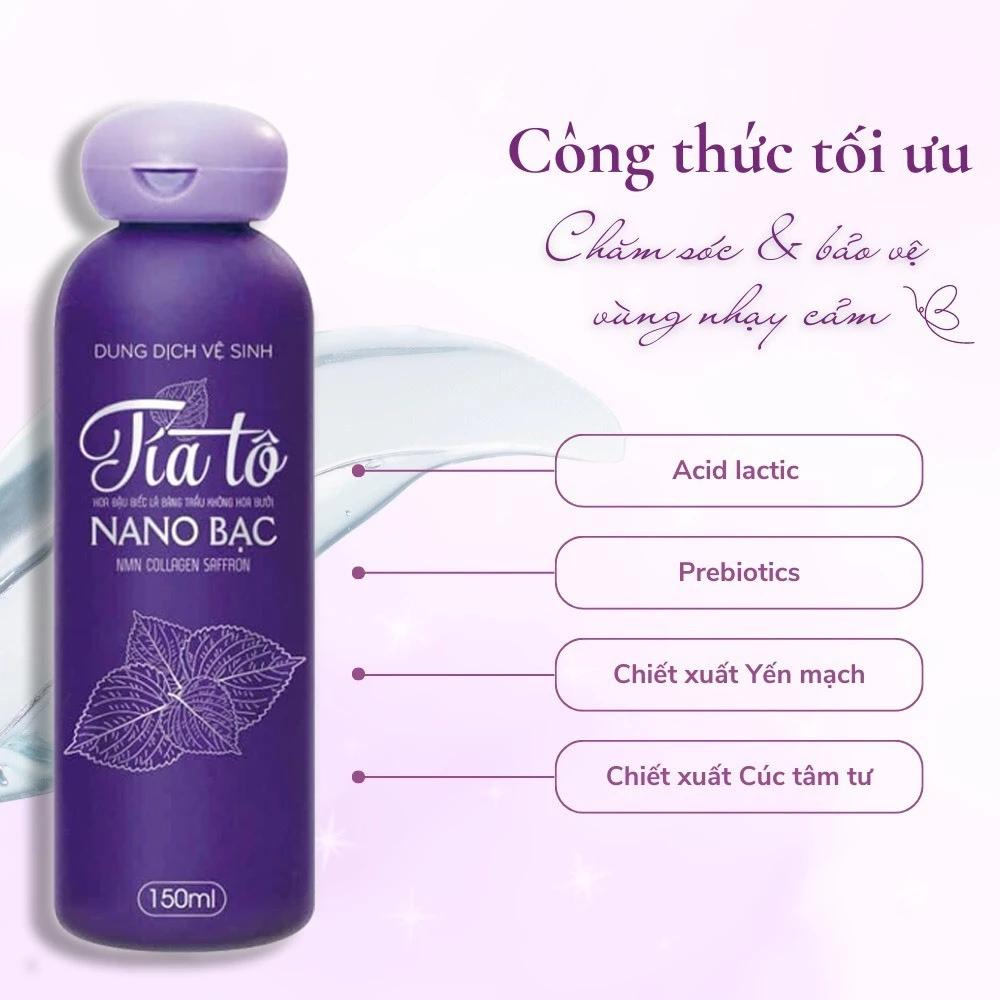 DUNG DỊCH VỆ SINH PHỤ NỮ TÍA TÔ. ❤️ [HÀNG CHÍNH HÃNG 100%] - Tem chống hàng giả
