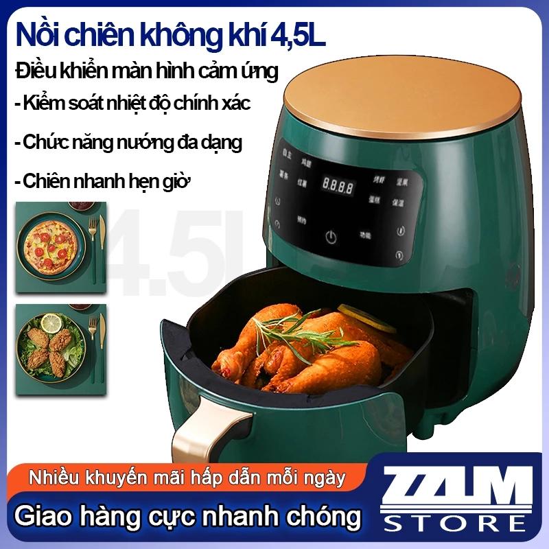 [FREESHIP] Nồi Chiên Không Dầu Cao Cấp AIR FRYER 4.5L Đa năng - Bảng điều khiển điện tử - Bảo hành 12 tháng