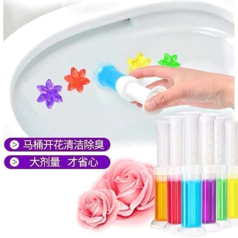 Gel Khử Mùi Bồn Cầu Hương Hoa Mỗi Tuýp 12 Bông, Mùi Hương Hoa Giao Dung Tích:75ml [57]