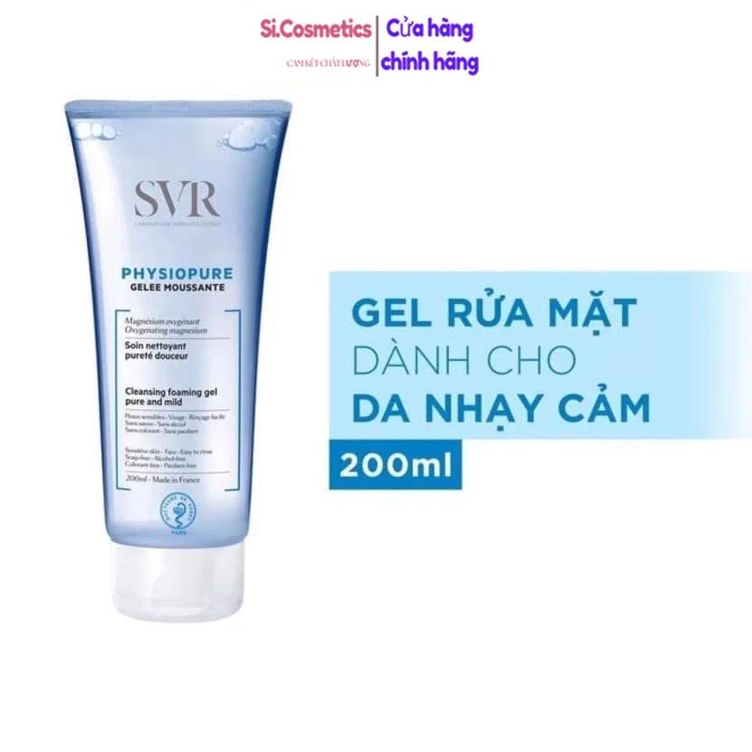 Gel Rửa Mặt SVR Physiopure Gelée Moussante Dành Cho Da Nhạy Cảm 200ml