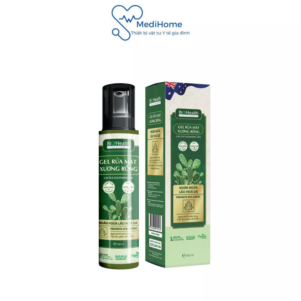 Gel rửa mặt xương rồng 100ml ngăn ngừa lão hóa da