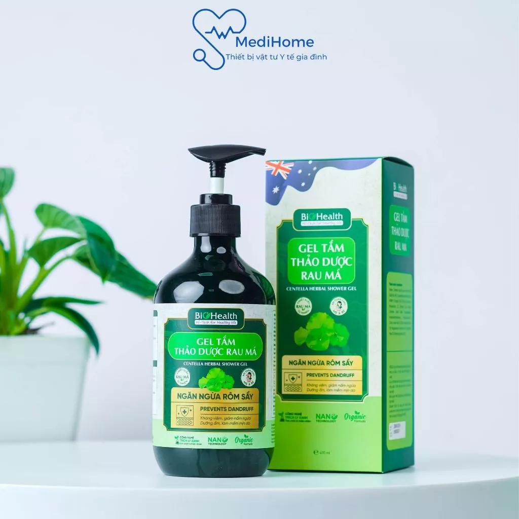 Gel tắm rau má 470ml Biohealth ngăn ngừa rôm sẩy phù hợp cho trẻ sơ sinh và trẻ nhỏ
