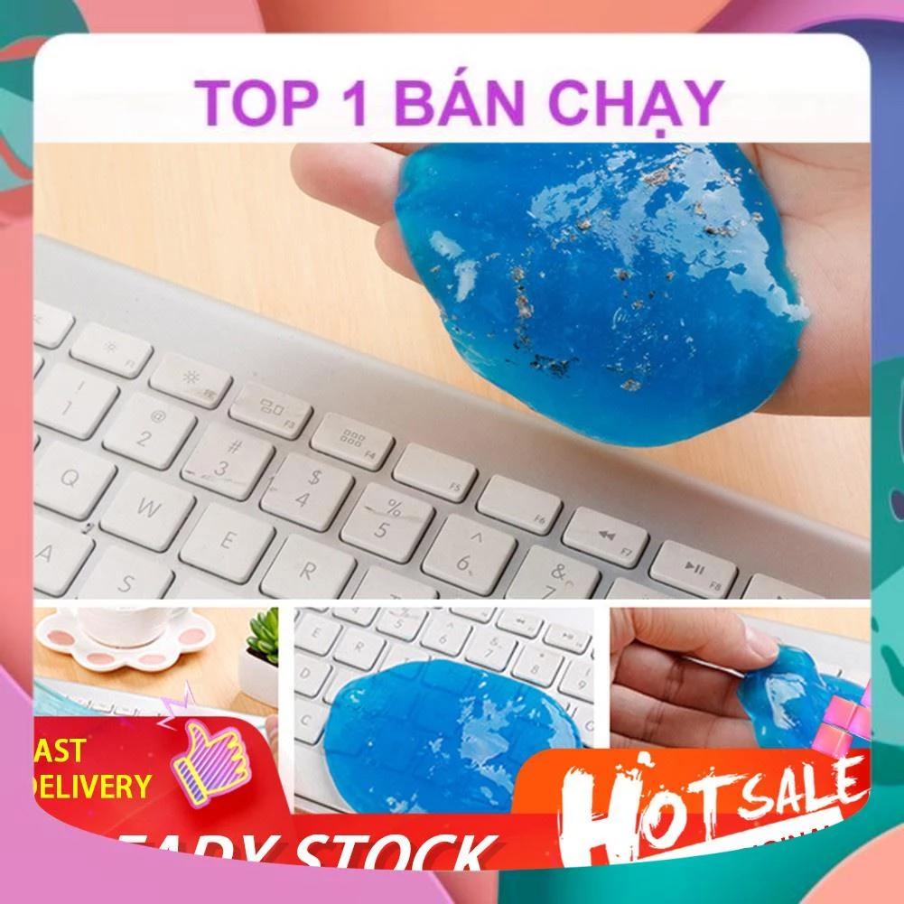GEL THẦN KỲ DÍNH BỤI VỆ SINH MÁY TÍNH, OTO, BỀ MẶT NHẴN