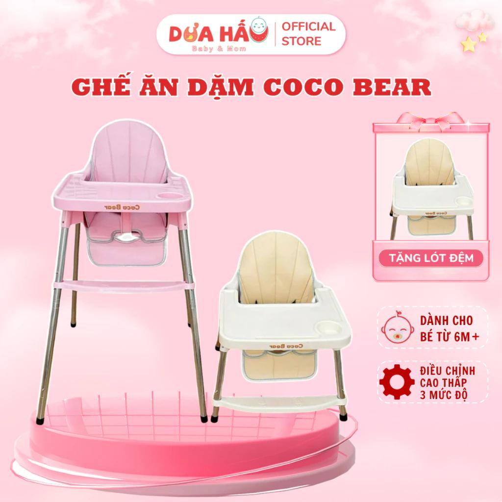 Ghế Ăn Dặm Kèm Mặt Bàn Coco Bear Dành Cho Bé Từ 6 Tháng