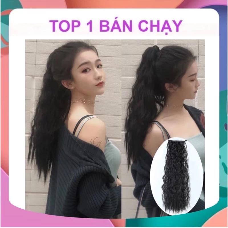 ?GÌ CŨNG RẺ? TÓC GIẢ CỘT SÓNG XÙ/TÓC GIẢ BUỘC SÓNG TRỤC CÁ TÍNH