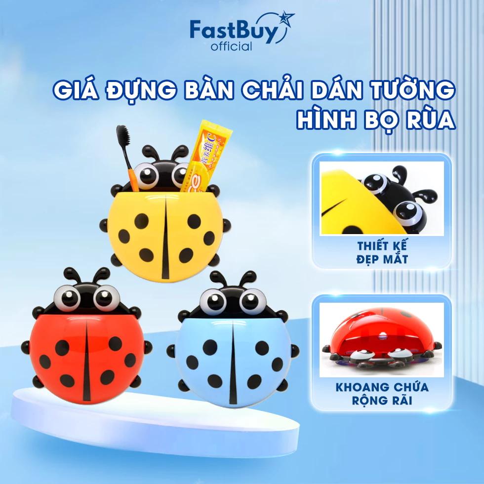 Giá Để Bàn Chải Đánh Răng, Tuýp Kem Đánh Răng Hình Con Bọ Rùa Ngộ Nghĩnh