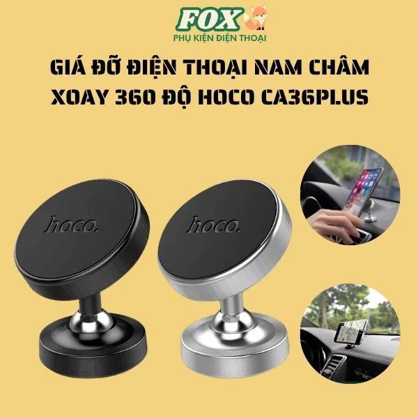 Giá đỡ điện thoại Hoco CA36plus hít nam châm xoay 360 độ chắc chắn nhỏ gọn tiện lợi