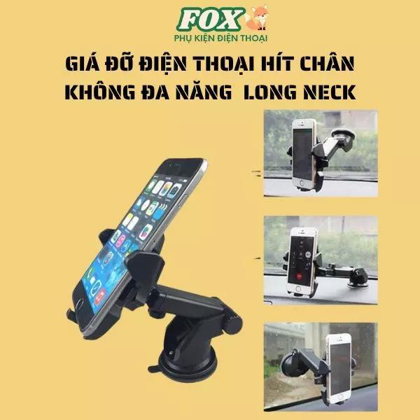 Giá đỡ điện thoại trên ô tô hít chân không Long Neck thiết kế thông minh chất liệu cao cấp