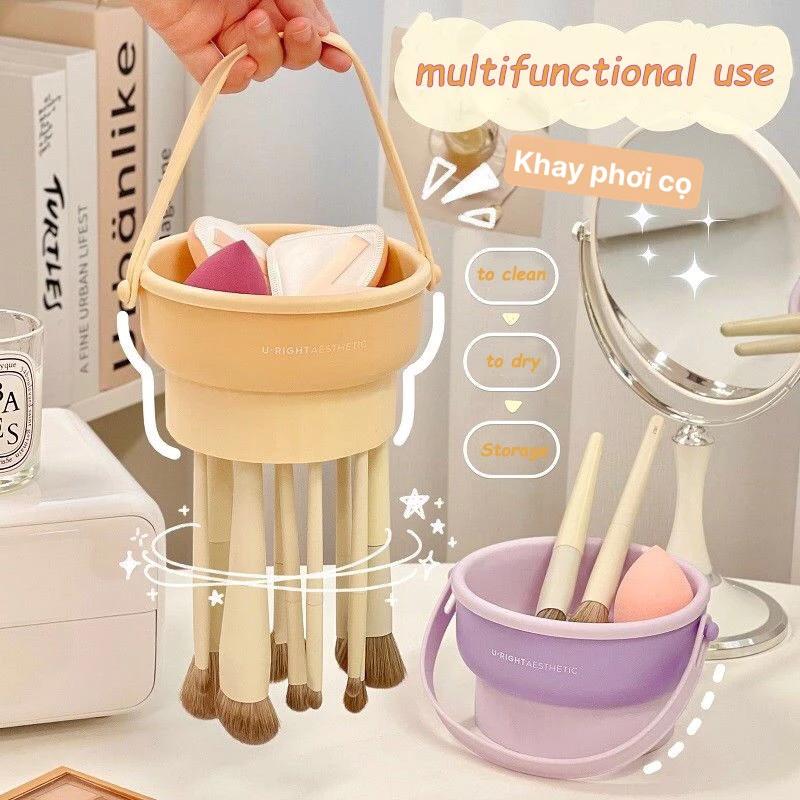 Giá Phơi Khô Cọ Trang Điểm Đa Năng Tiện Dụng - Giỏ phơi cọ make