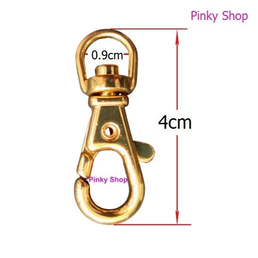 [Giá sỉ] Móc càng cua khóa càng cua màu vàng làm phụ kiện túi xách Pinky Shop mã MCCV04