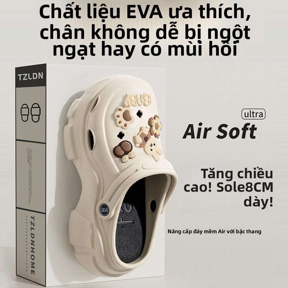 Giày có lỗ đế dày phong cách mới 2025, tăng cường bước lên đế bệt