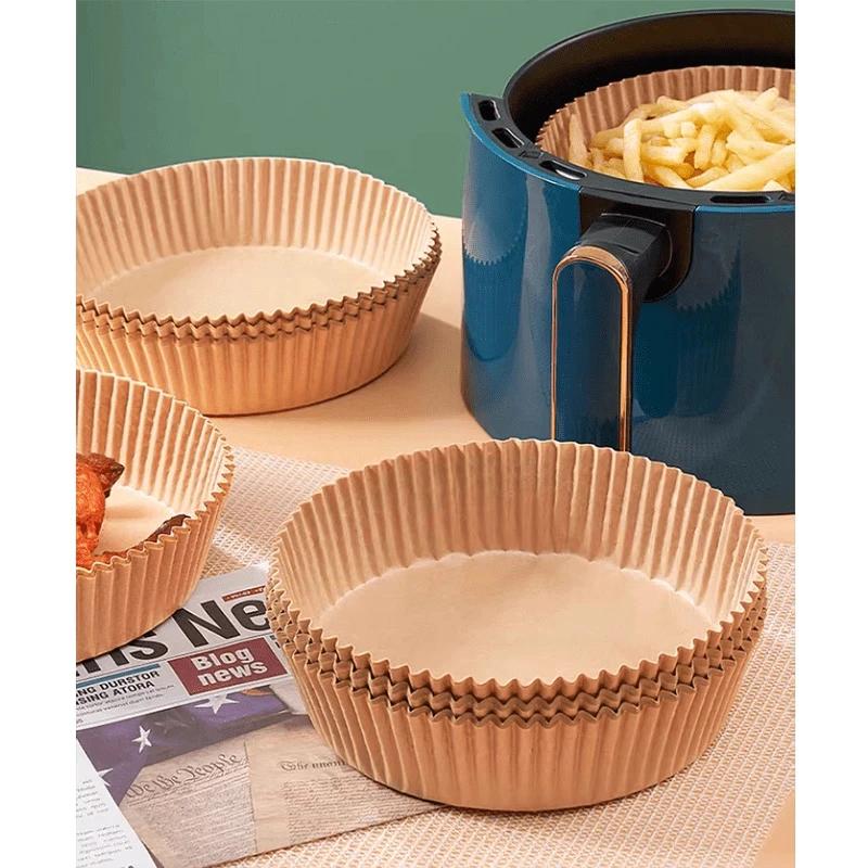 Giấy Nến Lót Nồi hấp, Chiên Không Dầu Set 50 Miếng Giảm Thiểu Tối Đa Dầu Mỡ Bám Vào Nồi Chiên [41-45]